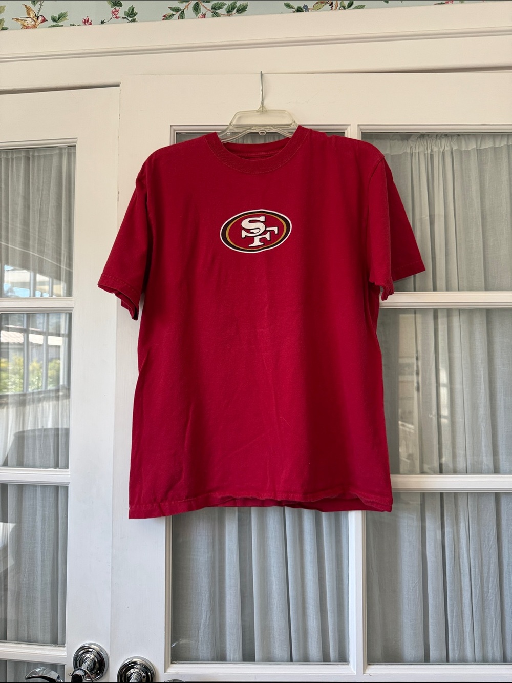 Red Forty-Niner Logo Short-Sleeve Tee